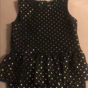 Peplum girls dress